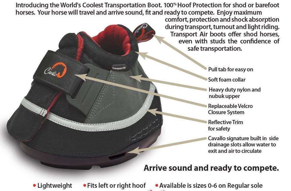 Cavallo Transport Air Regular Sole Hoof Boot