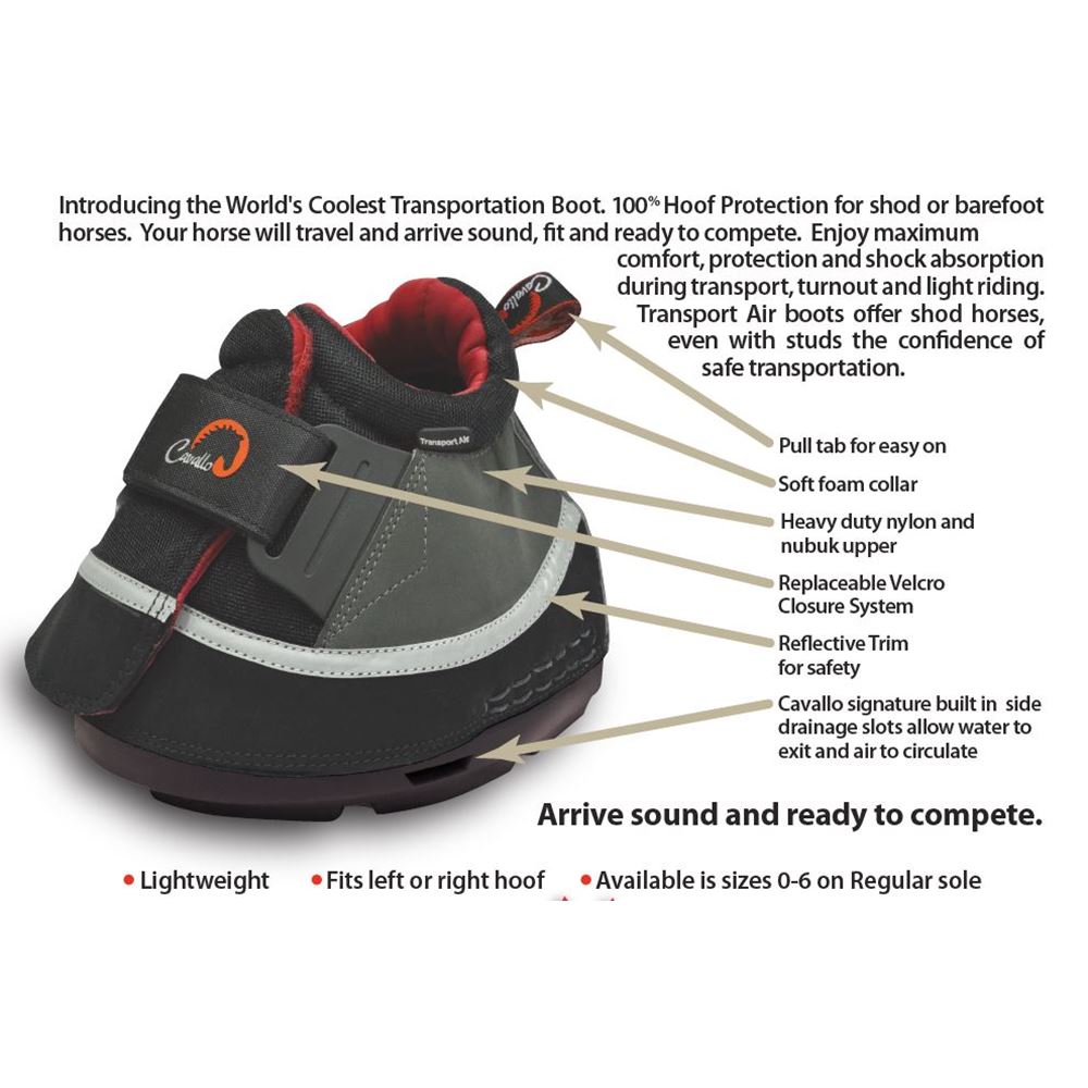 Cavallo Transport Air Regular Sole Hoof Boot