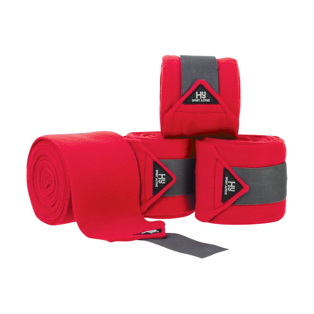 Hy Sport Active Luxury Bandages (Rosette Red)
