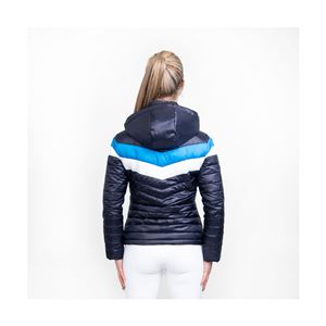 Coldstream Southdean Quilted Coat (Navy/White/Blue)