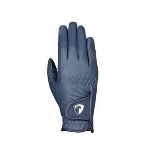 Hy Equestrian Sparkle Touch Riding Gloves (Navy)