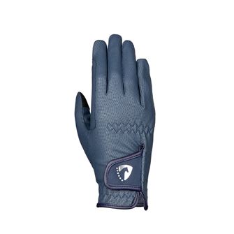 Hy Equestrian Sparkle Touch Riding Gloves (Navy)