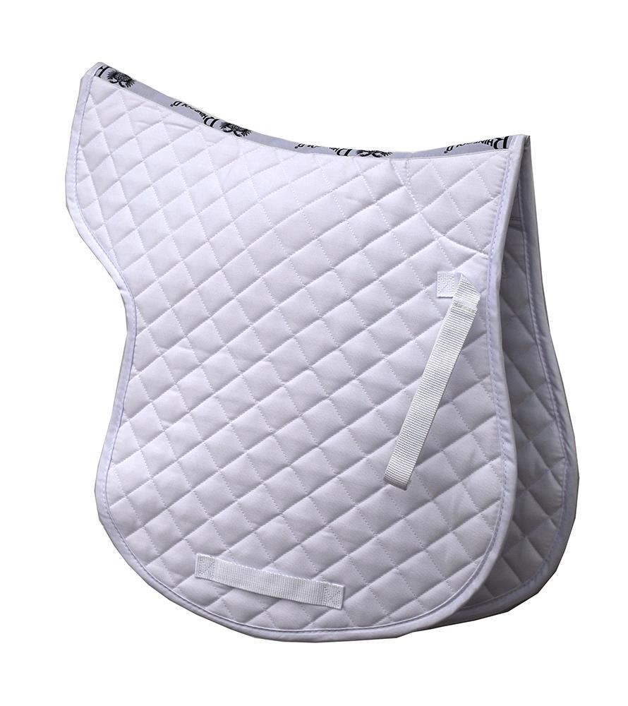 Rhinegold Cotton Quilted GP Numnah (White)