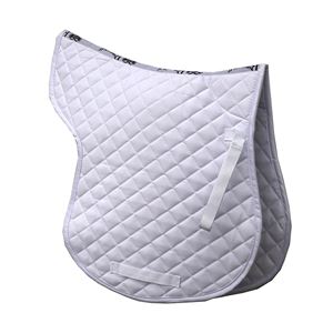 Rhinegold Cotton Quilted GP Numnah (White)