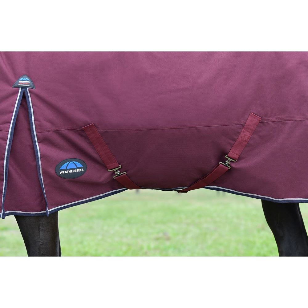 Weatherbeeta Comfitec Essential Turnout Combo - 360g (Burgundy/Navy)