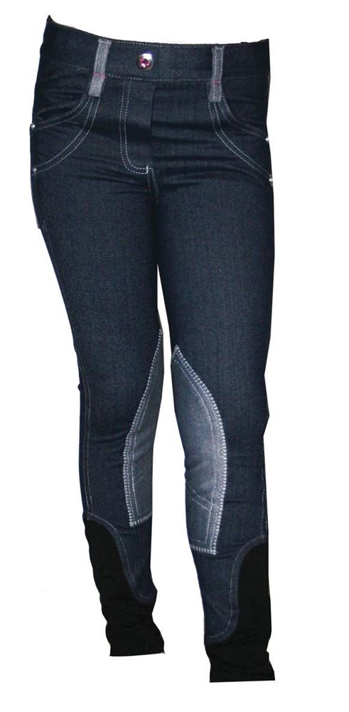 Horseware Kids Knitted Denim Breech
