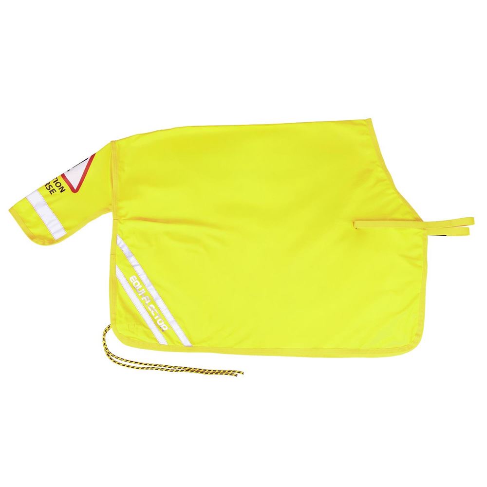 Shires Equi-Flector Mesh Quarter Sheet (Yellow)