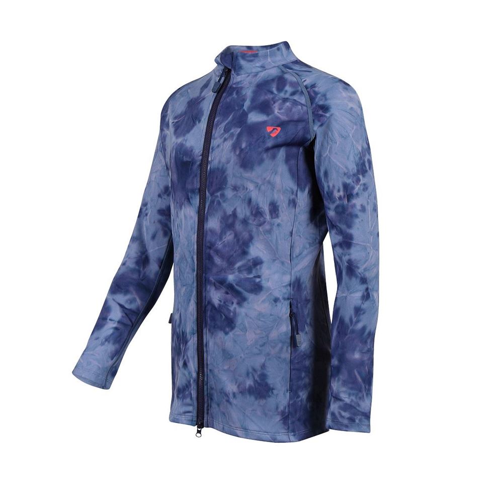Shires Aubrion Non-Stop Jacket - Young Rider (Navy Tie Dye)