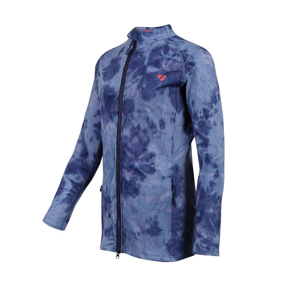 Shires Aubrion Non-Stop Jacket - Young Rider (Navy Tie Dye)