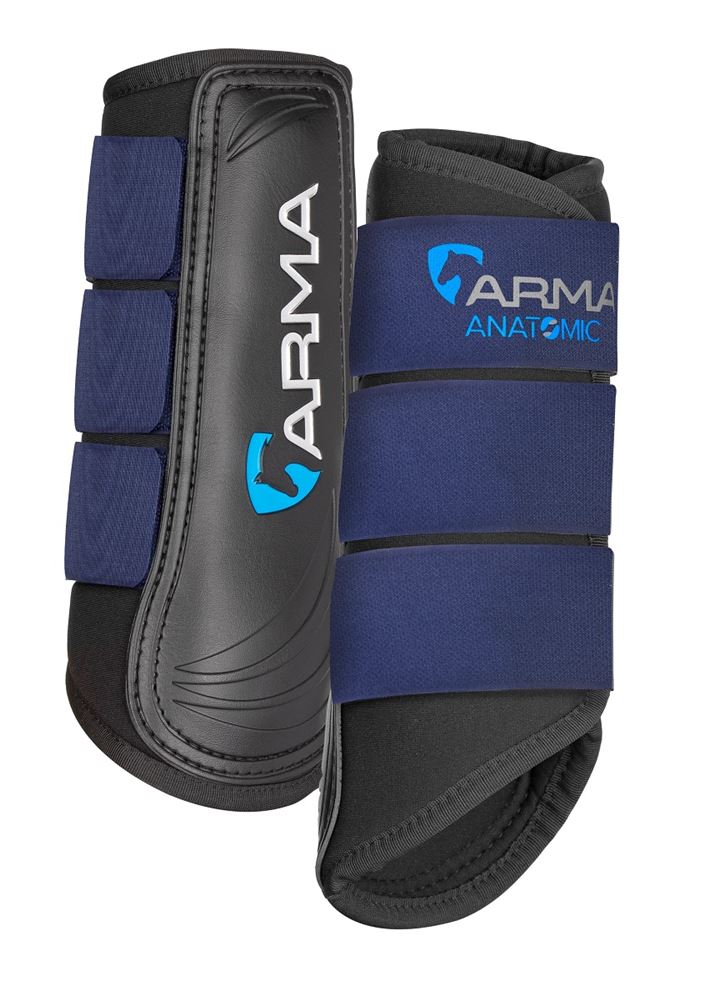 Shires ARMA Neoprene Brushing Boots (Navy)