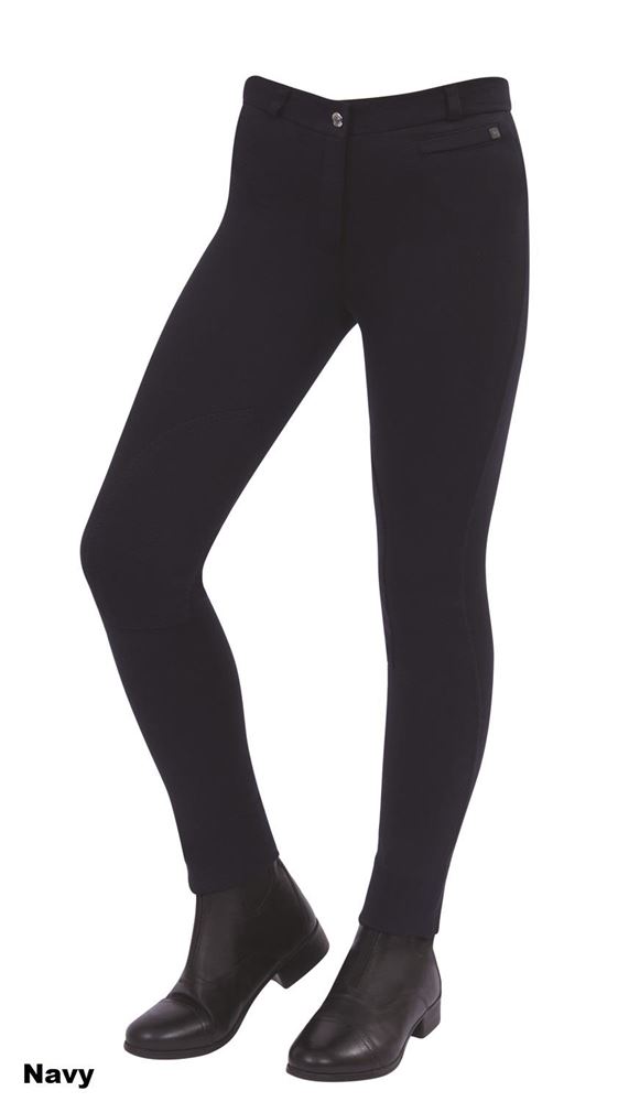 Dublin Childs Supa-Fit Zip Up Knee Patch Jodhpurs