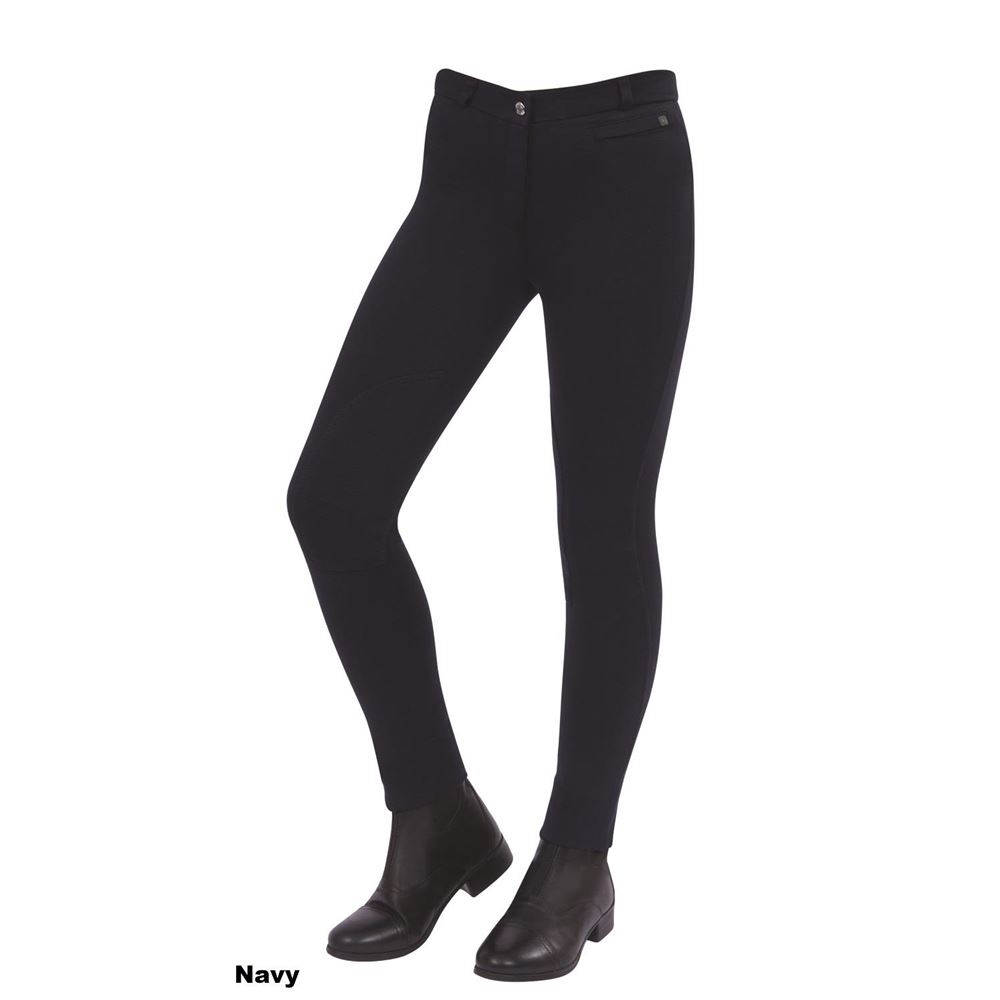 Dublin Childs Supa-Fit Zip Up Knee Patch Jodhpurs