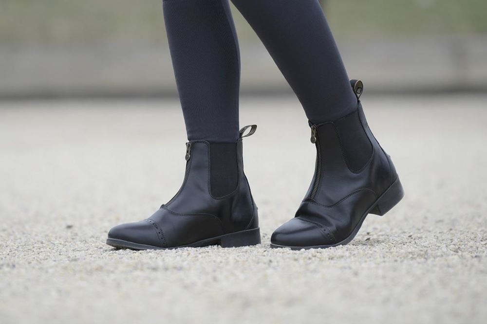 Dublin Foundation Children's Zip Paddock Boots II (Black)