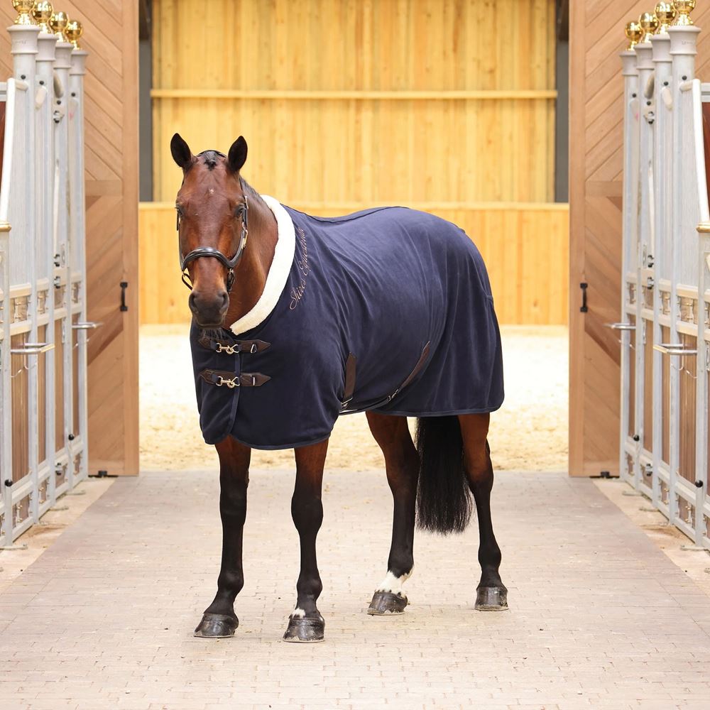 Shires Deluxe Fleece Rug (Navy)