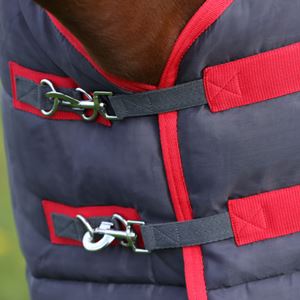 Hy Equestrian HYCONIC 250g Stable Rug (Charcoal/Red)