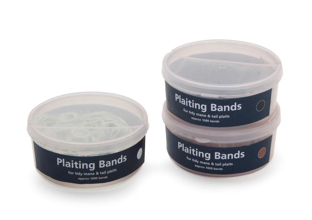 Shires Mane Plaiting Bands - Tub