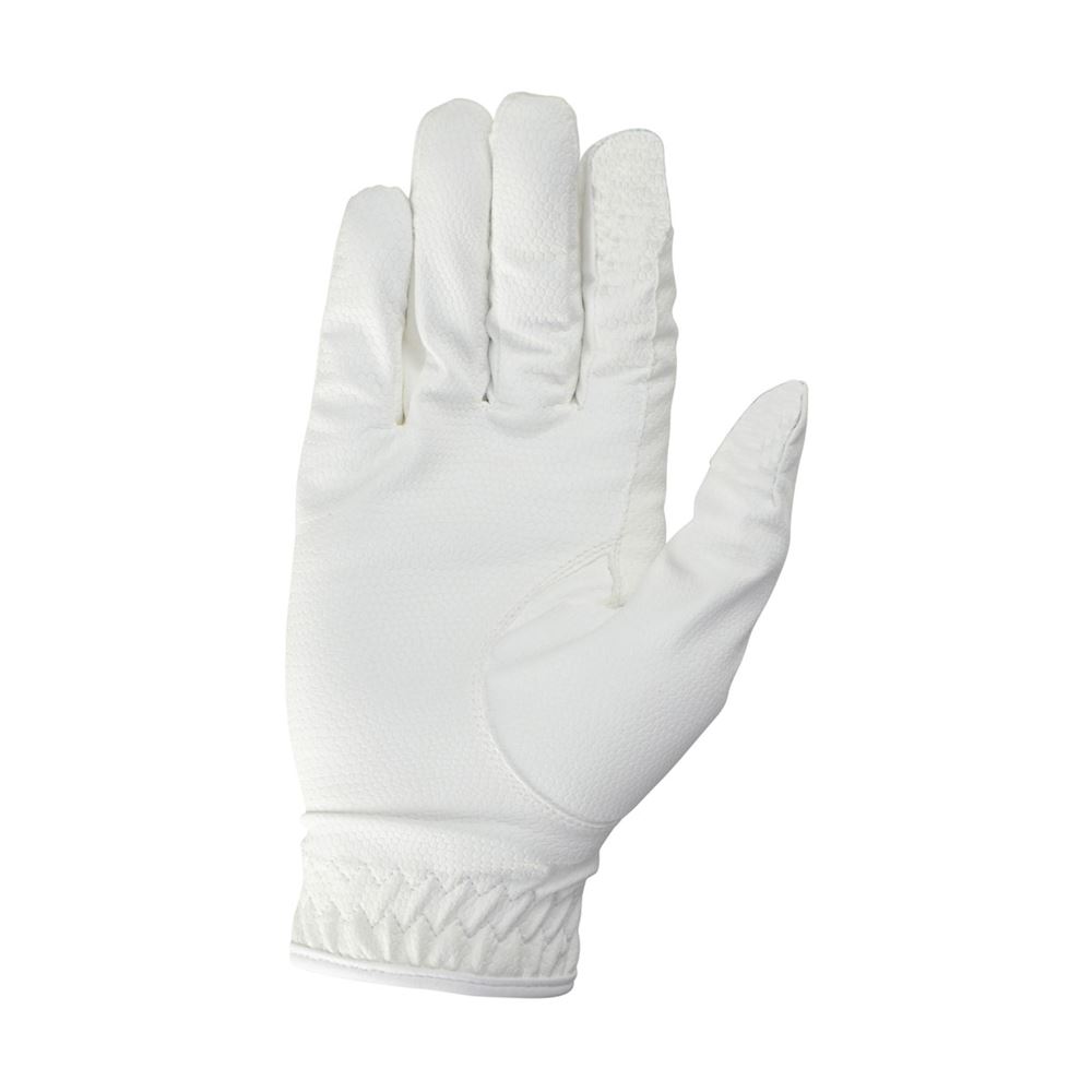 Hy Equestrian Cottenham Elite Riding Gloves - Child (White)