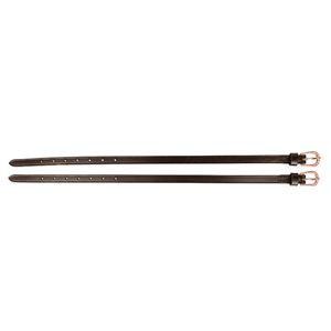 Hy Equestrian Diamante Spur Straps (Brown/Rose Gold)