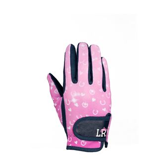 Pony Fantasy Riding Gloves by Little Rider (Navy/Pink)