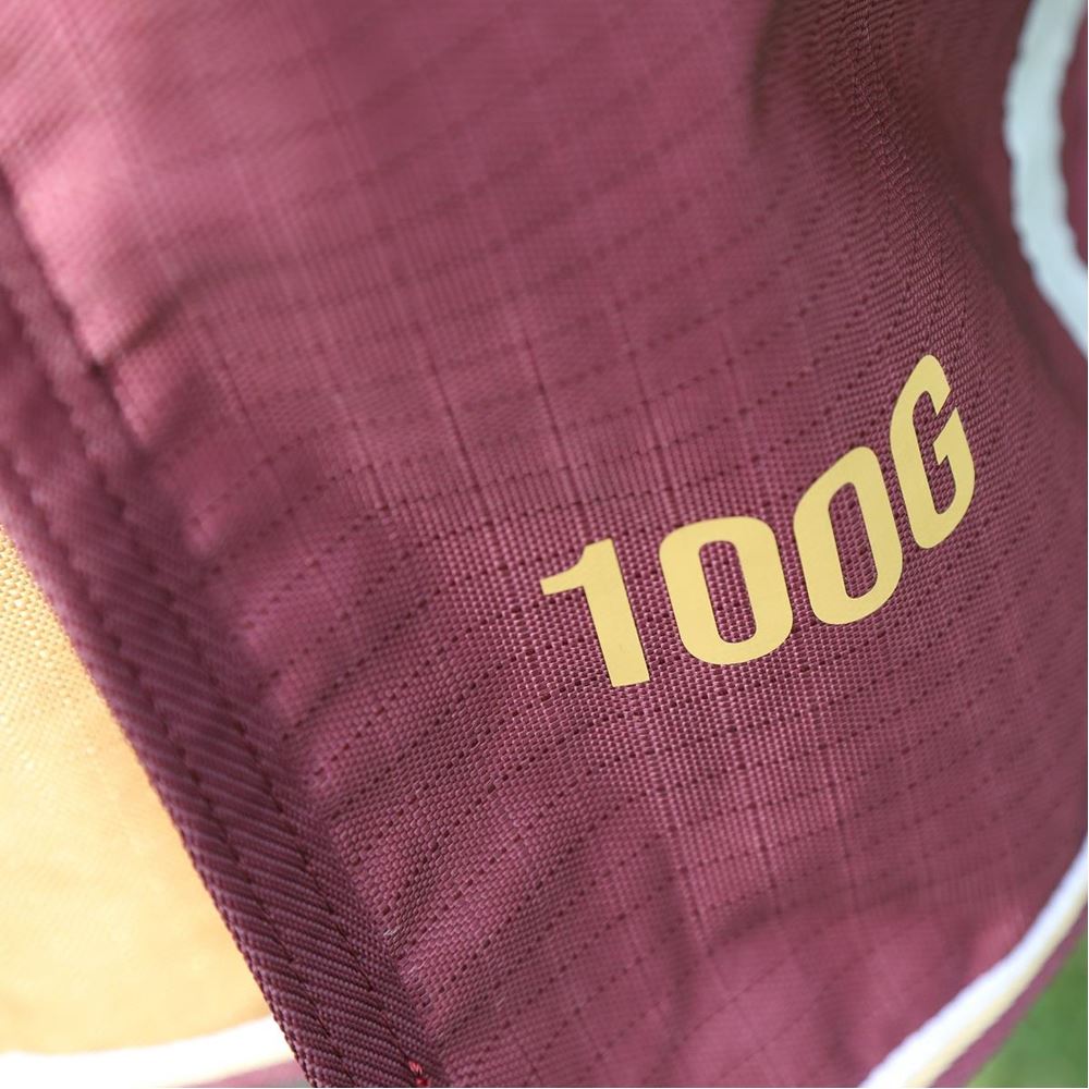 Shires Highlander Plus 100 Combo Turnout Rug (Maroon)