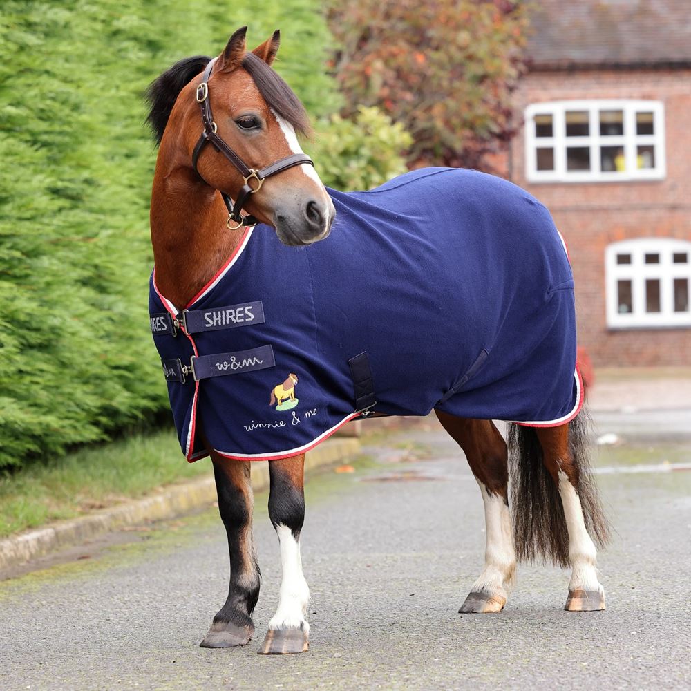 Shires Winnie & Me Fleece Rug (Navy)