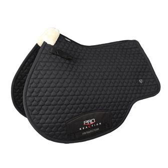 ProReaction Close Contact Saddle Pad by Hy Equestrian (Black)