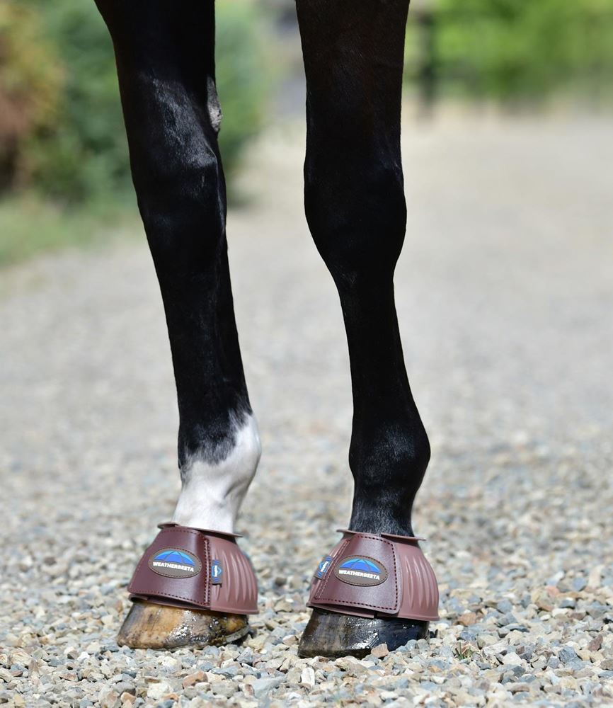 Weatherbeeta Tough-Tec Prime Rubber Bell Boots (Brown)