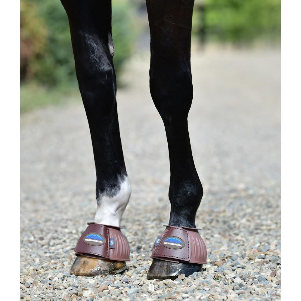 Weatherbeeta Tough-Tec Prime Rubber Bell Boots (Brown)