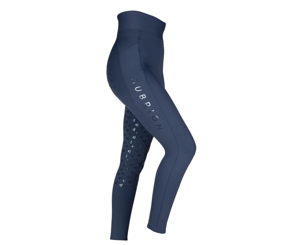 Shires Aubrion Eltar Ladies Riding Tights (Navy)