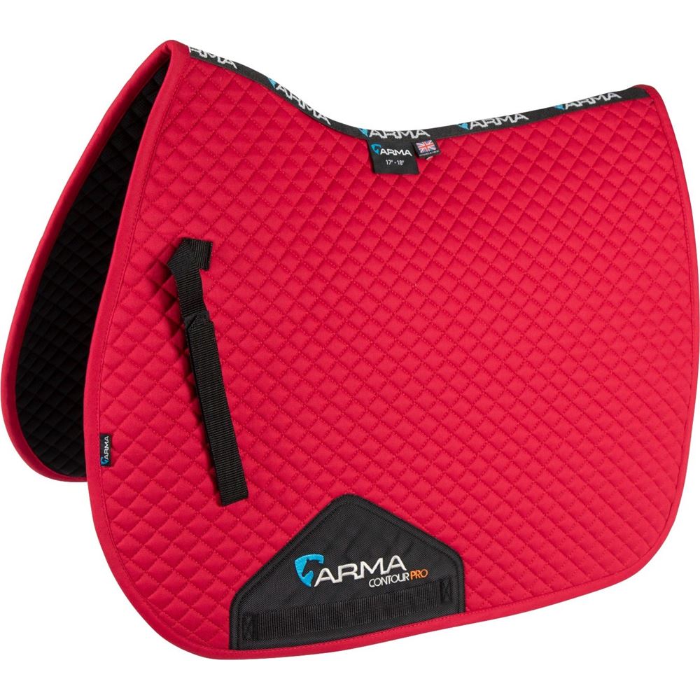 Shires ARMA Saddlecloth (Deep Red)