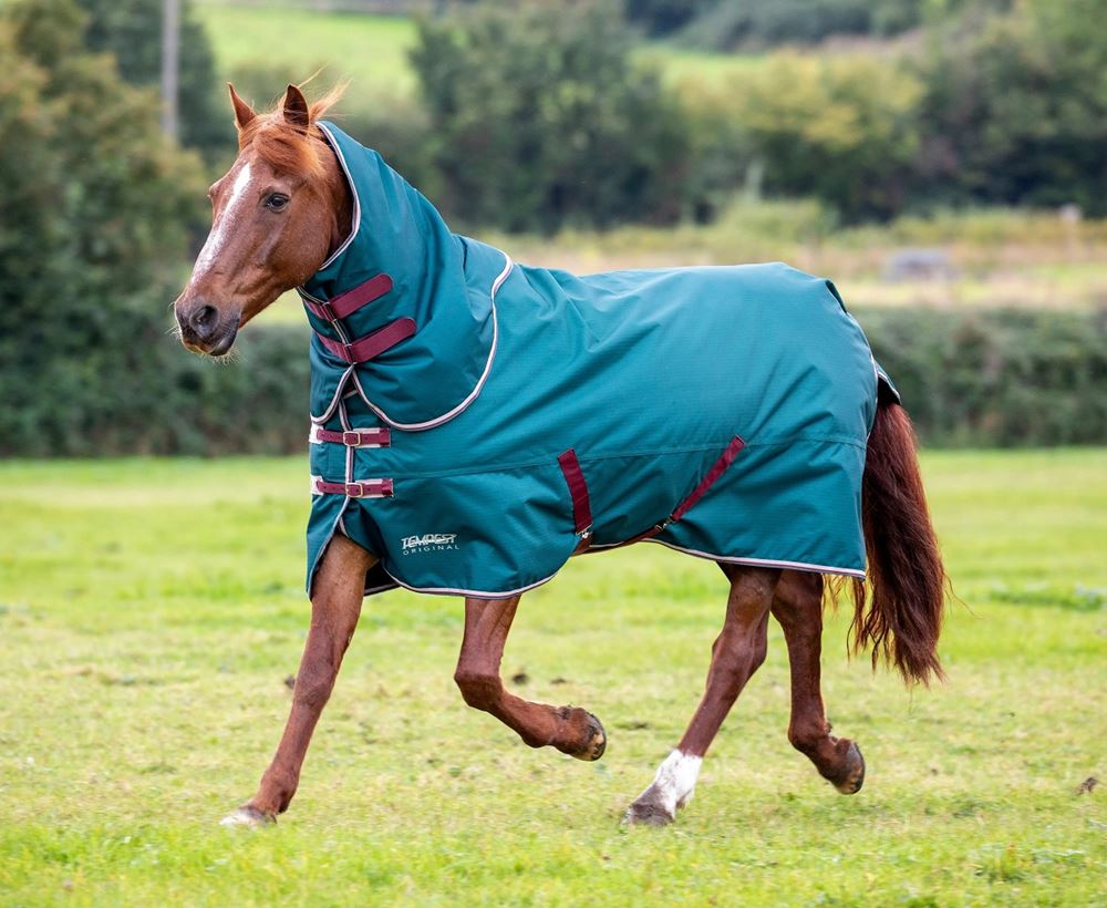 Shires Tempest Original 200 Turnout Rug & Neck Set (Green) *barcodes*