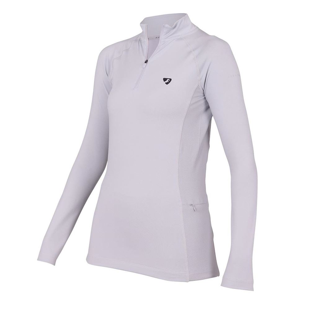 Shires Aubrion Revive Long Sleeve Base Layer (Grey)