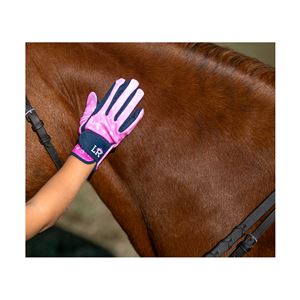 Pony Fantasy Riding Gloves by Little Rider (Navy/Pink) 