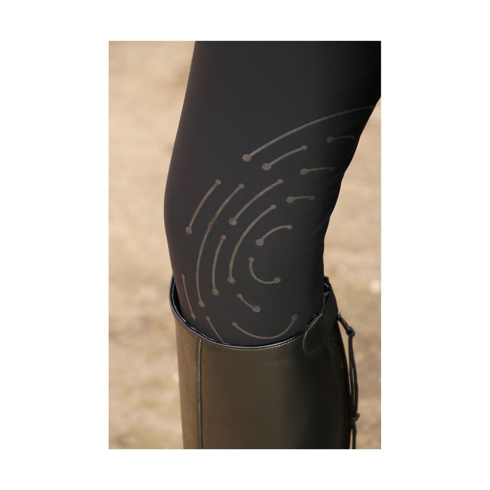 Hy Equestrian Glacial Softshell Riding Tights (Black)