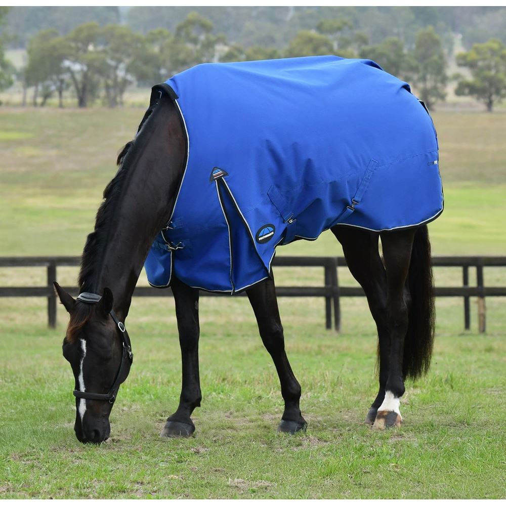 Weatherbeeta Comfitec Essential Turnout Standard Neck - 220g (Cobalt/Black)