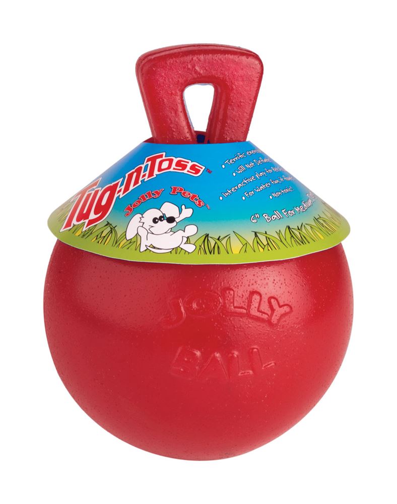 Horsemen's Pride Jolly Ball Tug-N-Toss 6"