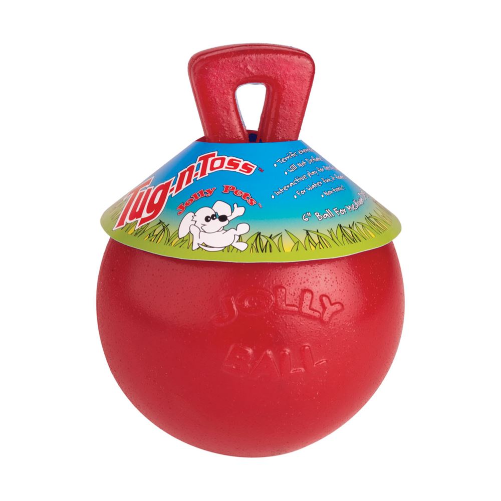 Horsemen's Pride Jolly Ball Tug-N-Toss 6"