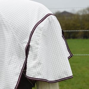 Weatherbeeta Hybrid Seasons Combo Neck Summer Sheet (White/Maroon)