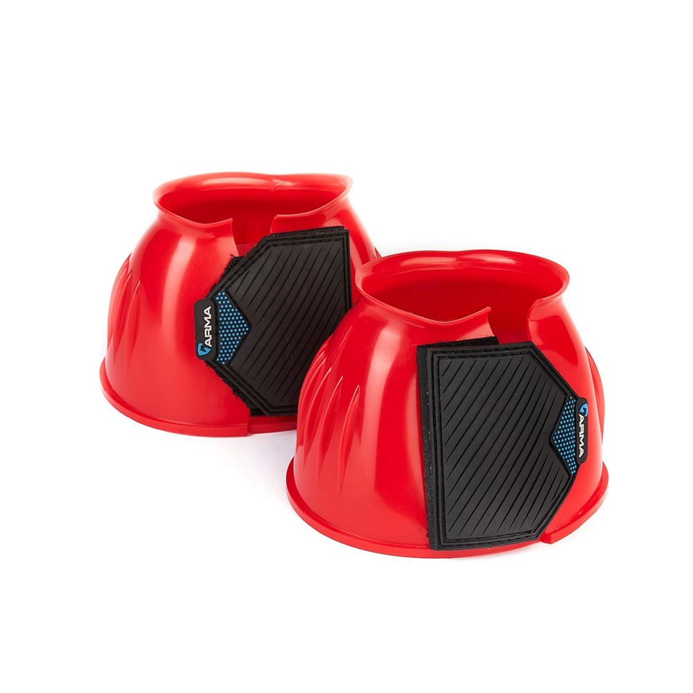 Shires Arma Gloss Over Reach Boots (Red)