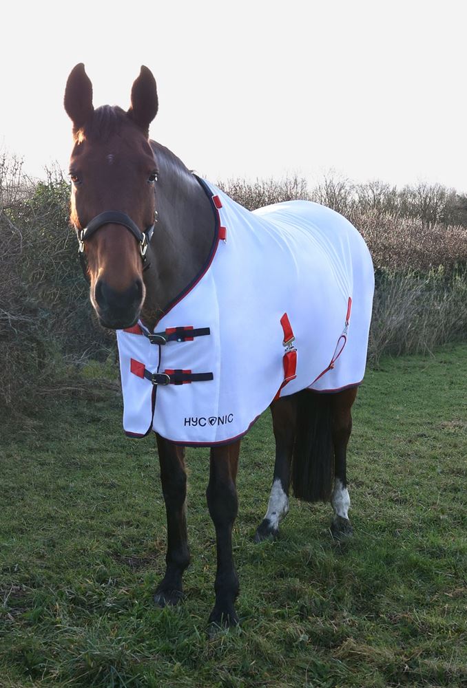 HYCONIC by Hy Equestrian Combo Fly Rug (White)