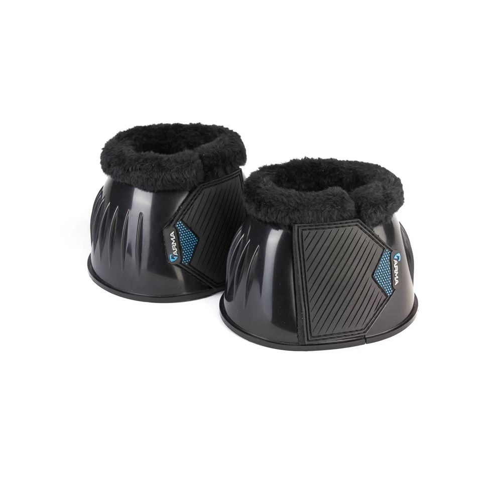 Shires ARMA Comfort Gloss Over Reach Boots (Black)