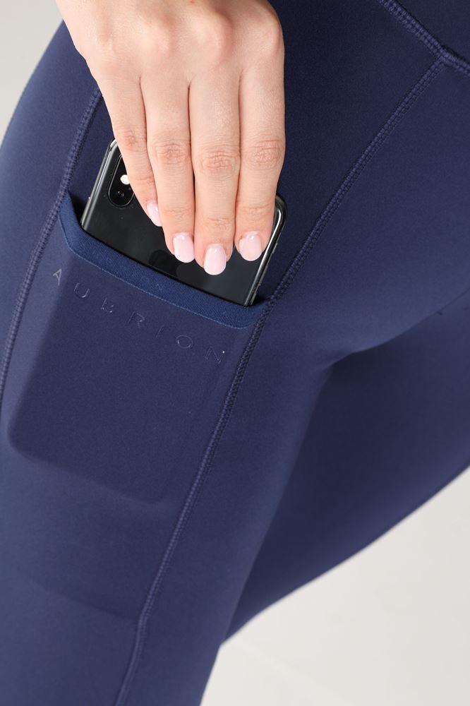 Shires Aubrion Hudson Riding Tights (Navy)