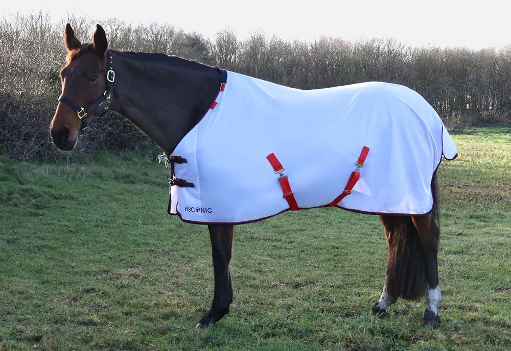 HYCONIC by Hy Equestrian Combo Fly Rug (White)