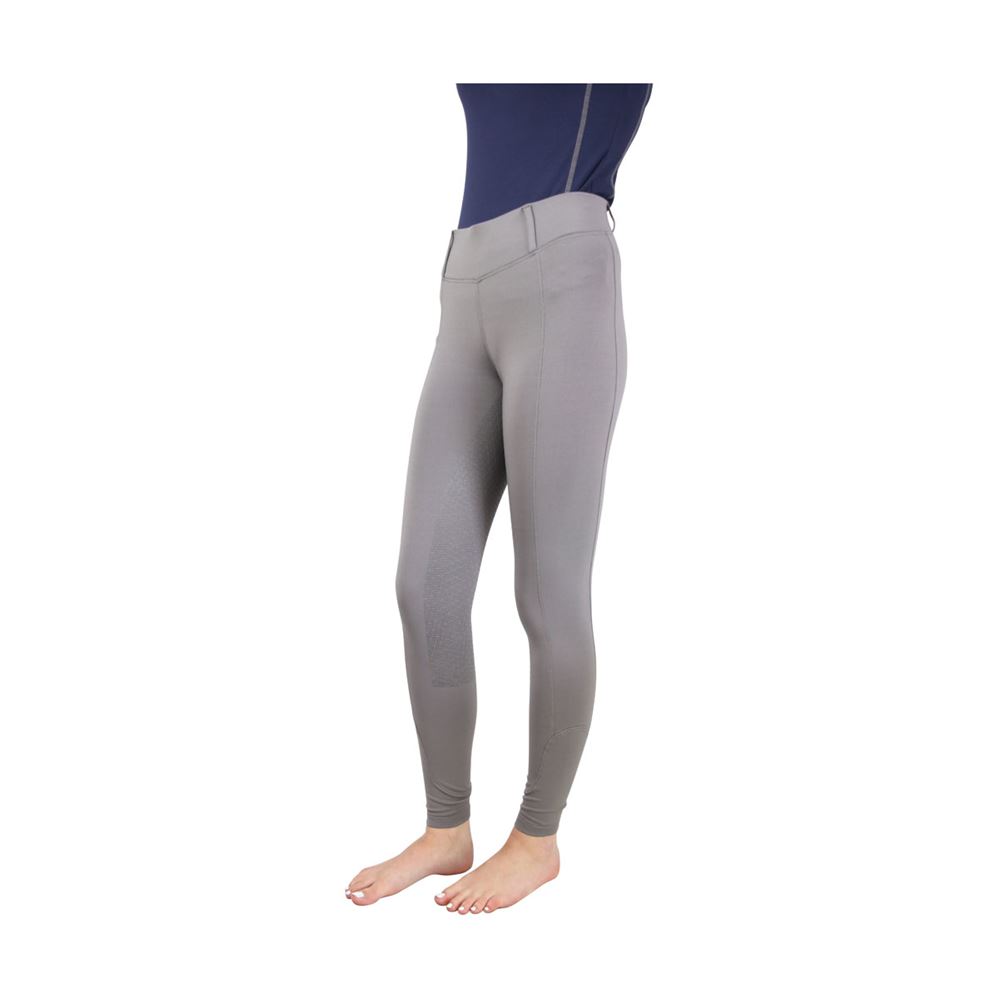 Hy Sport Active Ladies Riding Tights (Pencil Point Grey)