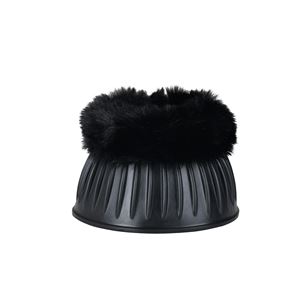 Weatherbeeta Tough-Tec Prime Fleece Trim Rubber Bell Boots (Black/Navy)