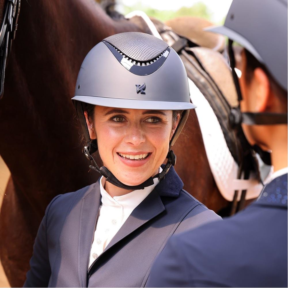 Shires Karben Lorah Ellipse Riding Hat 52-54 (Navy)
