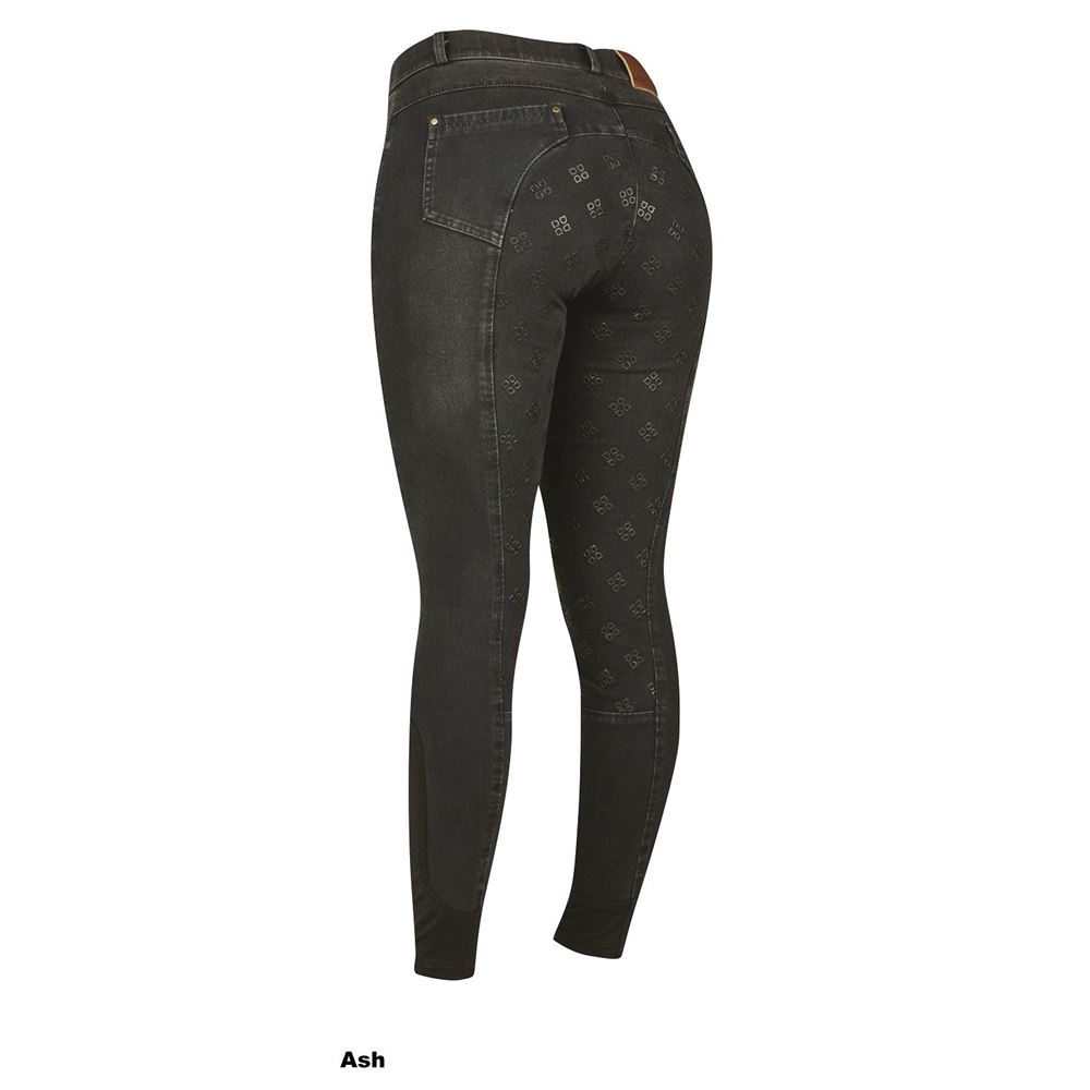 Dublin Shona Full Grip Silicone Print Denim Breeches