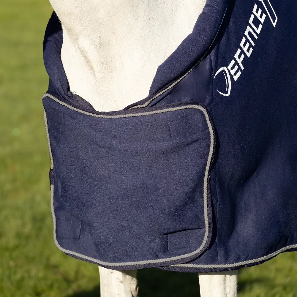 Hy Equestrian DefenceX Shield Royal Elite Fleece Rug (Navy)