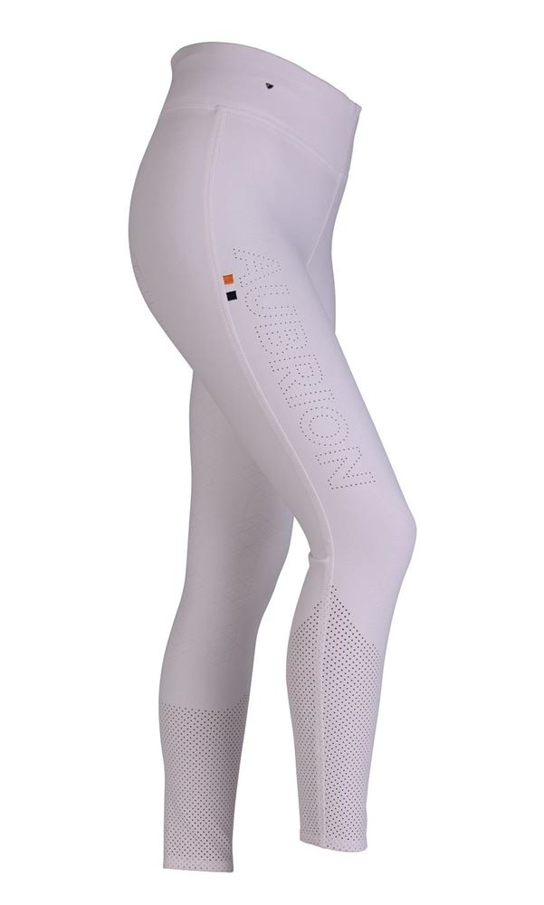 Shires Aubrion Optima Ladies Air Riding Tights (White)
