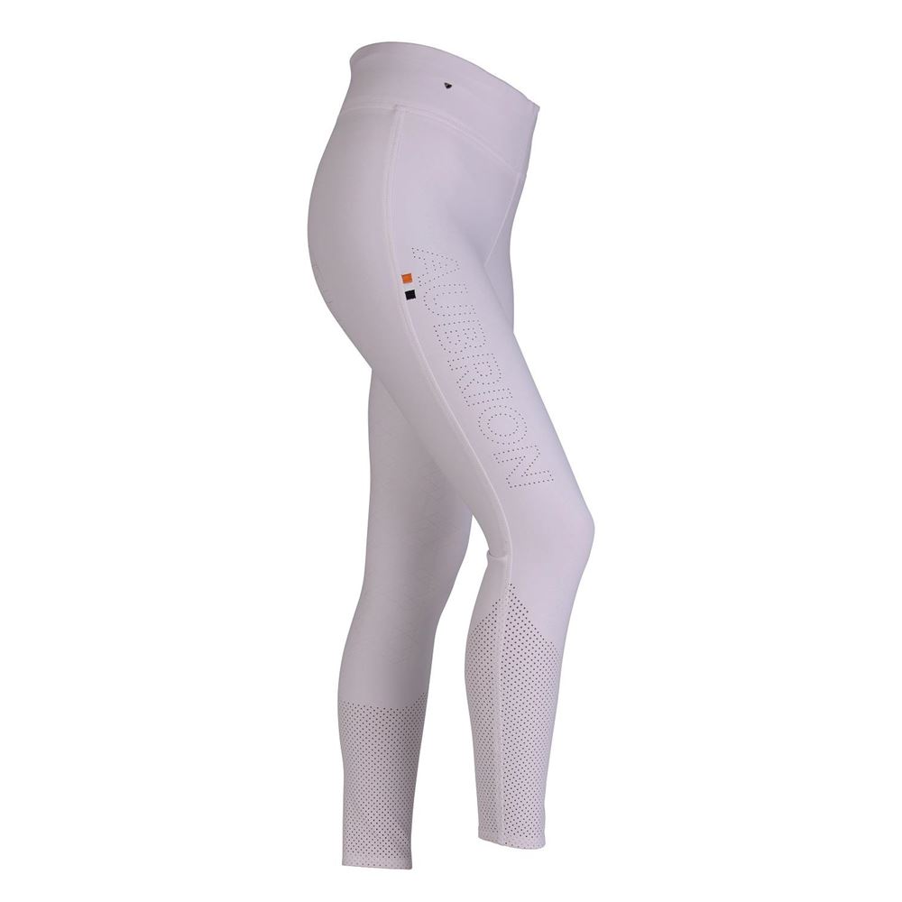 Shires Aubrion Optima Ladies Air Riding Tights (White)